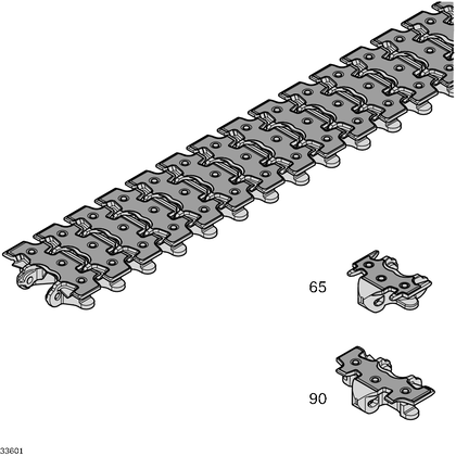 Steel-plated conveyor chain Steel-coated chain VF<i>plus</i> 65 - артикул: 3842546090