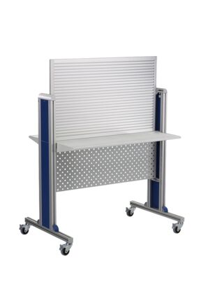 Multiplex 300, 1-6 workplaces Workstation Multiplex 300 pneumatics, double-sided for 2-6 trainees – assembled, incl. packaging