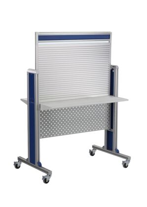 Multiplex 300, 1-6 workplaces Workstation Multiplex 300 electro-pneumatics, double-sided for 2-6 trainees – assembled, incl. packaging