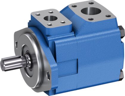 Fixed displacement, size 18 cm³, pressure 210 bar, clockwise rotation, 600-1800 rpm, mounting flange SAE-B