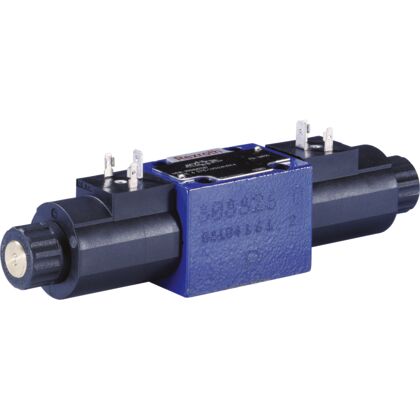 Направляющие двухпозиционные клапаны Size 6, symbol A, solenoid-actuated, 24 V DC