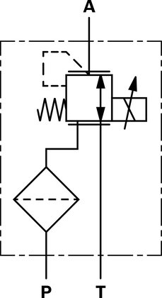 Proportional pressure reducing valve