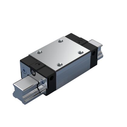 Compact Line ball runner block, SNS, size 20, steel CS, accuracy standard, low preload