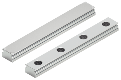 Miniature ball guide rails empty