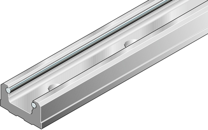 Cam roller guide rails Cam roller guide rail, UNH, size 20, aluminum-NRII, standard bores