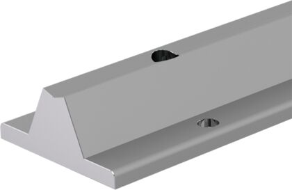 Precision steel shafts with shaft support rails Shaft support rail, 20-AF1-600