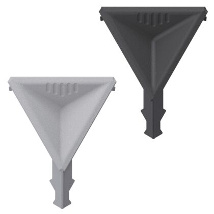 Cover caps Cover cap 80x80x80, black ESD