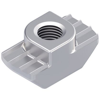 T-nut T-nut 10 mm slot steel; galvanized M6