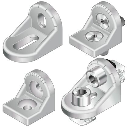 Bracket R Bracket R28x38 set designLINE, slot 8/10
