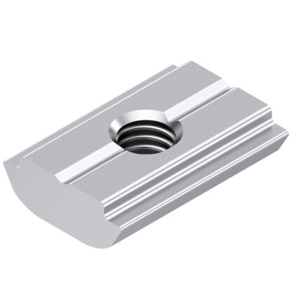 Sliding block, sliding block profile Swivel-in sliding block groove 10 steel, zinc-plated M6 - артикул: 3842529323