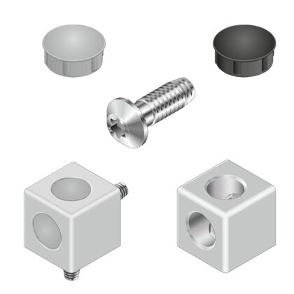 Cubic connector Cubic connector 45/2 - артикул: 3842523877