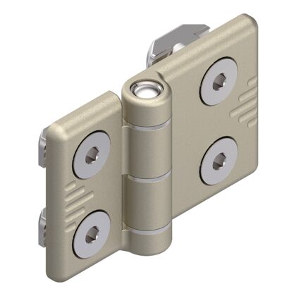 Hinge Hinge, aluminum P1=30 P2=45