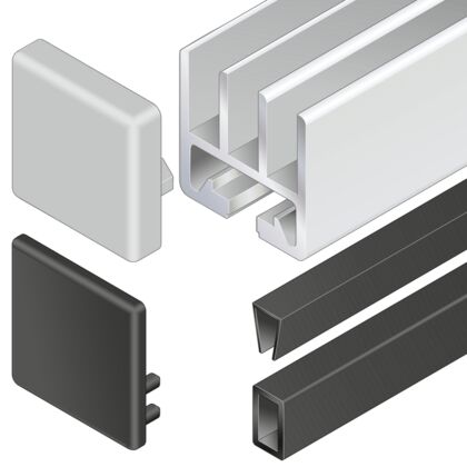Sliding door profile Glide profile