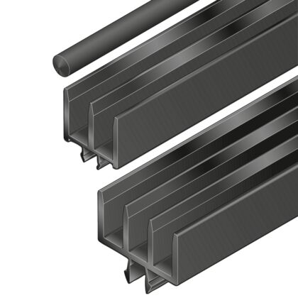 Sliding door profile Sliding door profile PVC, N10