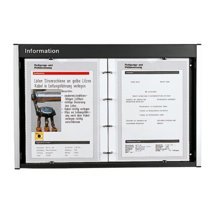 Information provision Information boards 2xA4 plus