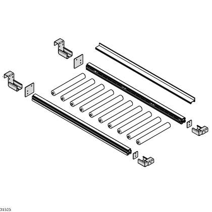 EcoFlow individual parts Section profile MV45x45, L6070 - артикул: 3842537321