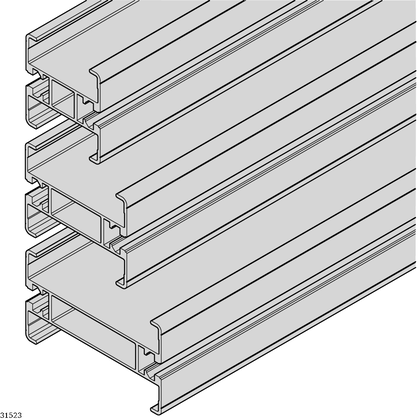 Section AL, section profile Section profile VFplus 65 AL, L6070 - артикул: 3842546643