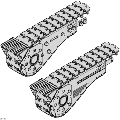 Drive and return unit AL, connection kit Connection kit short passive bridge for static friction chain VFplus 120 - артикул: 3842558080