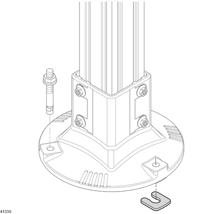 Leg sets AL Washer t=3mm - артикул: 3842546718