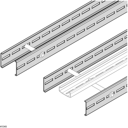 Sections STS Section profile VFplus STS open, L3024, 12 pieces