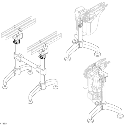 Leg set STS Flange VF<i>plus</i> STS