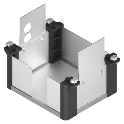 Components of lift transverse units Housing element SK 2/B, 160x160