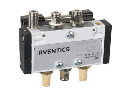Пневматика 5/2 directional-control valve G1/8, with spring return, pneumatically actuated